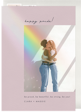 'Love and Light' Pride Card