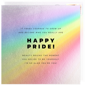 'Halo' Pride Card