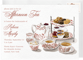 'Afternoon Tea' Tea Party Invitation