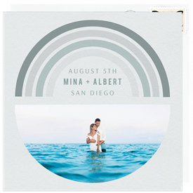 'Ombre Sunset' Wedding Save the Date