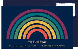 'Fabulous Rainbow' Pride Thank You Note