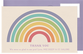 'Fabulous Rainbow' Pride Thank You Note