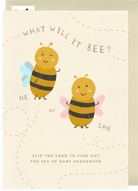 'What Will It Bee' Gender Reveal Announcement