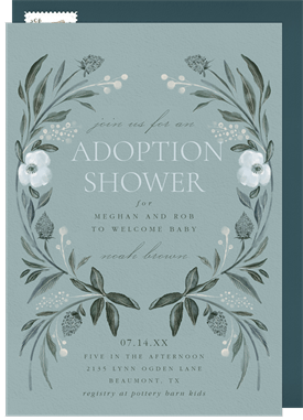 'Sweet Wreath' Shower Invitation
