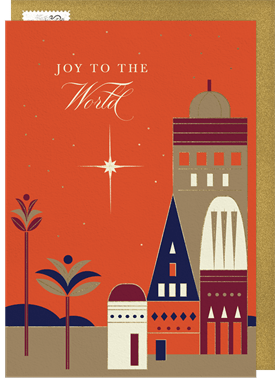 'Three Kings to Bethlehem' Holiday Greetings Card