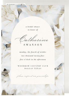 'Bridal Blooms' Bridal Shower Invitation
