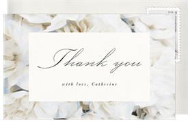 'Bridal Blooms' Bridal Shower Thank You Note