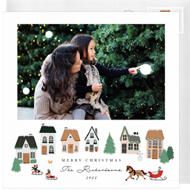 'Winter Village' Holiday Greetings Card