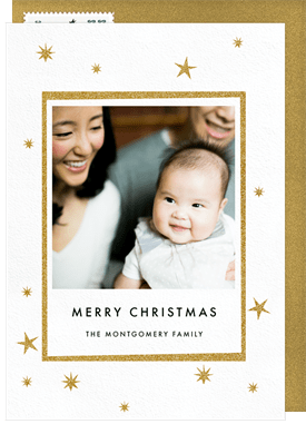 'Sprinkle Stars' Christmas Greetings Card