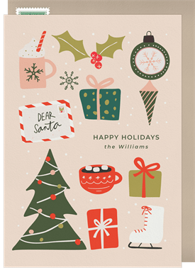 'All Out' Holiday Greetings Card