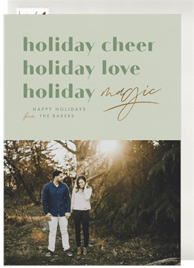 'Holiday Magic' Holiday Greetings Card