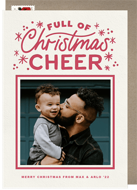 'Full of Cheer' Holiday Greetings Card