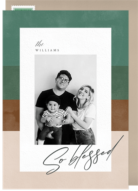 'Blessed Snapshot' Holiday Greetings Card