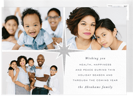 'Sparkling Star' Holiday Greetings Card