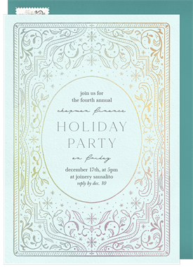 'Storybook Holiday' Business Holiday Party Invitation