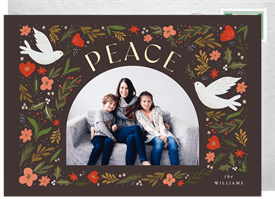 'Garden Peace' Christmas Greetings Card