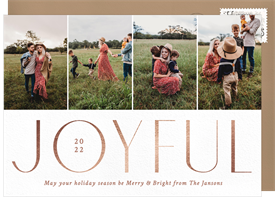 'Joyful Series' Holiday Greetings Card