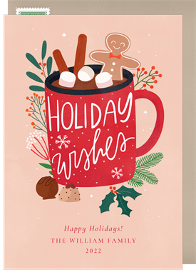 'Mug Of Cheer' Holiday Greetings Card