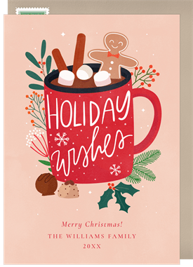 'Mug Of Cheer' Christmas Greetings Card