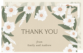 'Garden Shower' Party Thank You Note