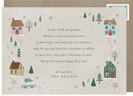 'Christmas Town' Holiday Greetings Card
