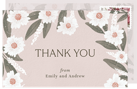 'Garden Shower' Party Thank You Note