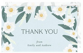 'Garden Shower' Party Thank You Note