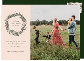 'Storybook Wreath' Holiday Greetings Card