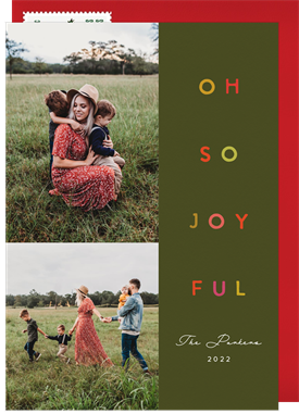 'So Joyful' Holiday Greetings Card