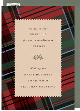 'Giftwrapped' Business Holiday Greetings Card