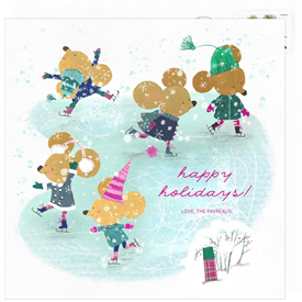 'Festive Mice' Holiday Greetings Card