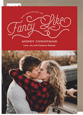 'Fancy Like' Holiday Greetings Card