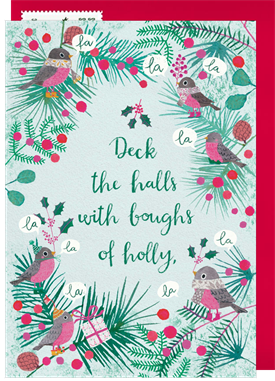 'Season's Tweetings' Holiday Greetings Card