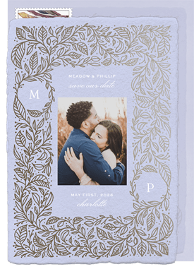 'Gilded Meadow' Wedding Save the Date