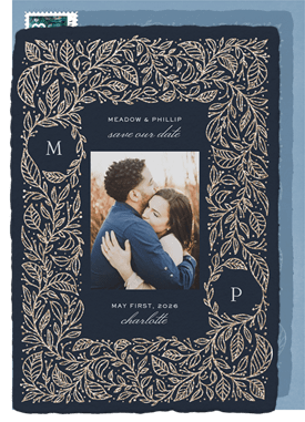 'Gilded Meadow' Wedding Save the Date