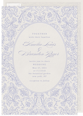 'Flower Fields' Wedding Invitation