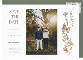 'Wildflower Meadow' Wedding Save the Date