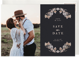 'Vineyard Romance' Wedding Save the Date