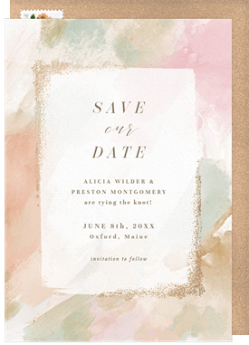 'Ethereal Dream' Wedding Save the Date