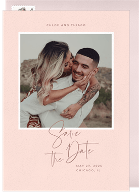 'Party of the Year' Wedding Save the Date