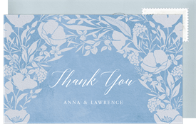 'Bountiful Arch' Wedding Thank You Note