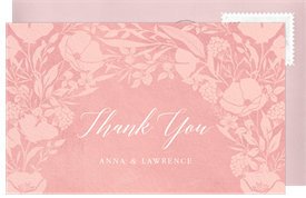 'Bountiful Arch' Wedding Thank You Note