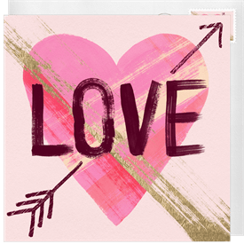 'Big Love Heart' Valentine's Day Card