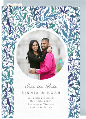 'Colorful Array' Wedding Save the Date