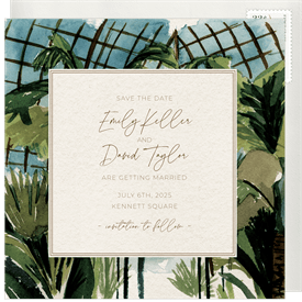 'Conservatory' Wedding Save the Date