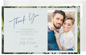 'Conservatory' Wedding Thank You Note