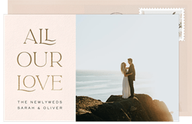 'Together Forever' Wedding Thank You Note