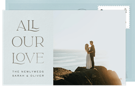 'Together Forever' Wedding Thank You Note