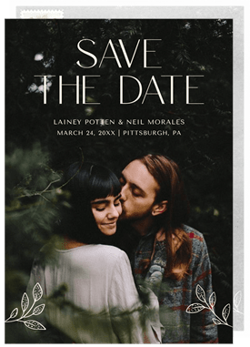 'Old World Charm' Wedding Save the Date