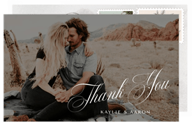 'Equinox' Wedding Thank You Note